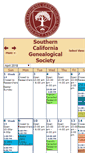 Mobile Screenshot of calendar.scgsgenealogy.com